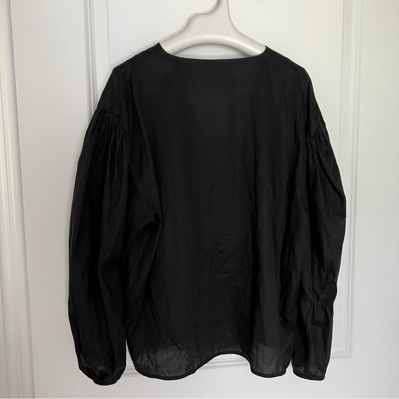 TOTEME black Peony Blouse, size S - Picture 10 of 15